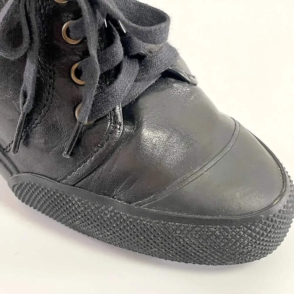 Vintage 90s Y2K DKNY Sneaker Heels‎ Sz 8.5 Utility Chic Urban Minimalist Cyber